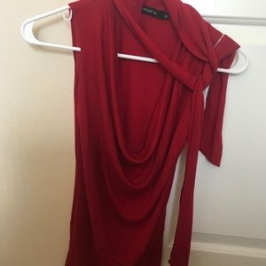 Arden B Red Dress top